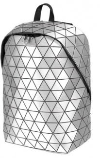 Рюкзак 15,6” Rombica Mybag Prisma, Полиэстер/Поливинилхлорид, Silver, Серебристый BG-FV002 Рюкзак 15,6” Rombica Mybag Prisma, Полиэстер/Поливинилхлорид, Silver, Серебристый BG-FV002